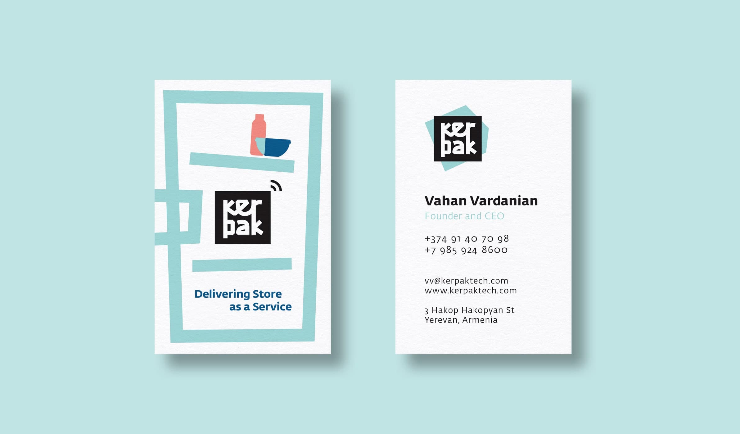 Concept portfolio Kerpak business card